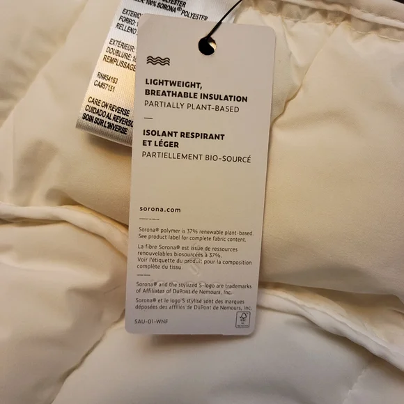 Calvin Klein Infinite Stretch White Jacket Size PXL - Picture 10 of 16